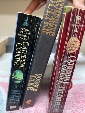Catherine Coulter Paperback Book Lot 3 Books. The Offer, Double Take,& The Maze